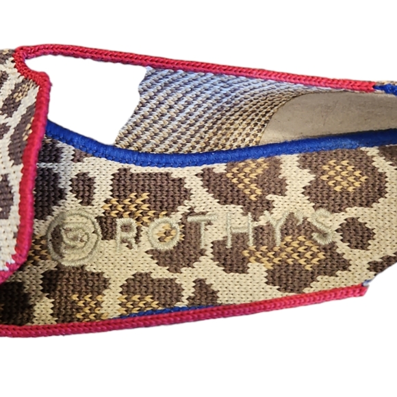 Rothy's Mocha Spot Leopard Size 6.5 - Picture 8 of 8